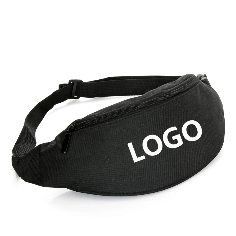 

Wholesale promotion outdoor adjustable belt fanny pack custom logo waist bags for women men