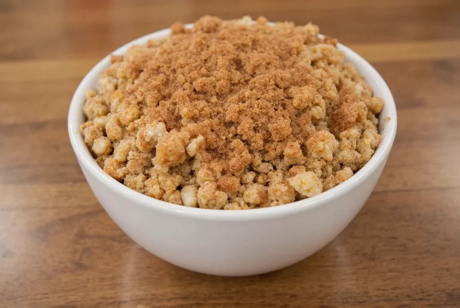 cinnamon crumble topping starbucks