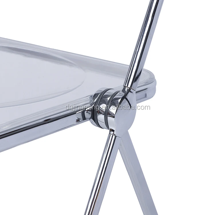 
Hot sales transparent PC plastic folding chair 