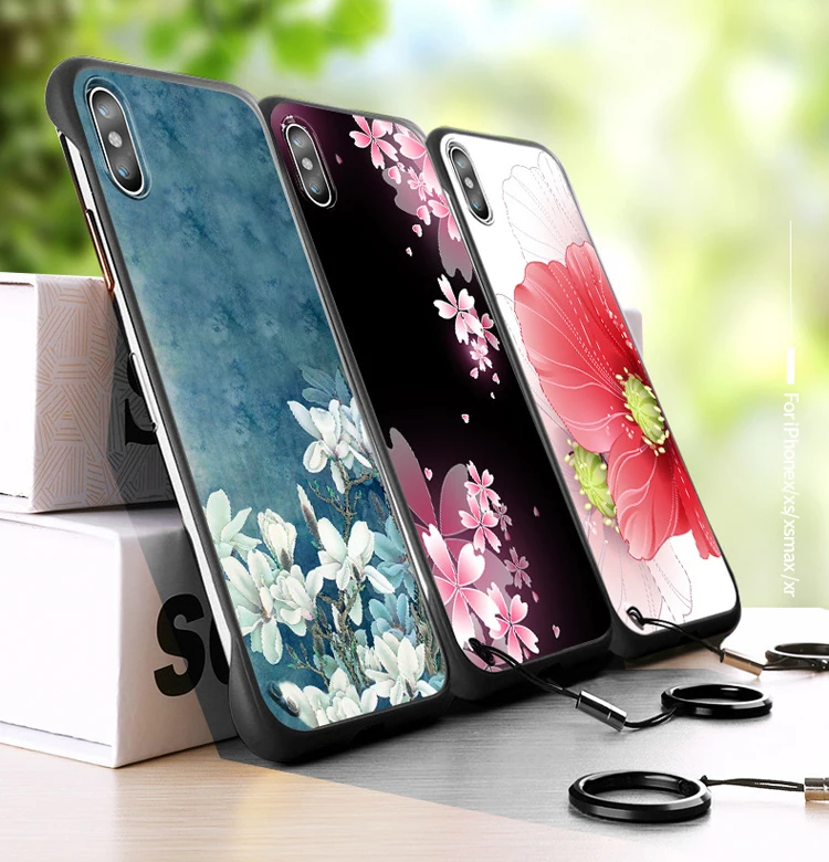 

Fashion design OEM 3d colored painting without bumper shockproof hard pc tpu mobile phone back cover case for iphone 6 6s plus