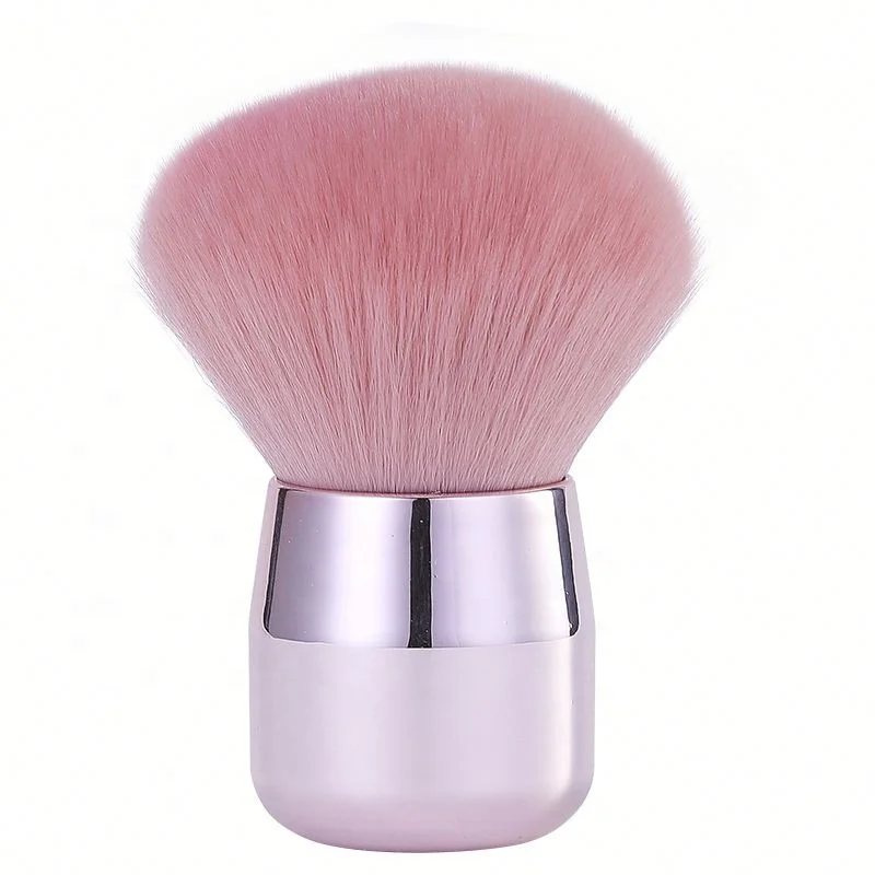 

Design New Mushroom Head Brush Large Loose Powder Round Make Up Foundation Can Custom Logo