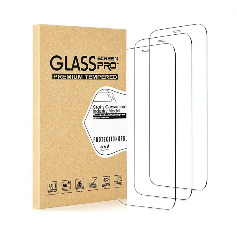 

SY Amazon 3 PACK Anti-scratch Cell Phone Tempered Glass Screen Protector For iPhone 13 pro max