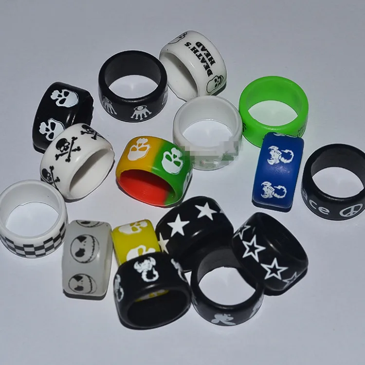 

Free Shipping Free Charge Colorful Custom Logo Rubber Rings Decorative And Protection Silicone Vape Bands RDA
