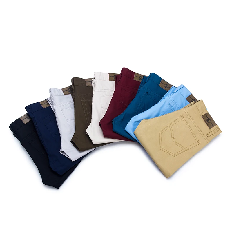 

New Casual des pantalons mens pants Long Blue&Black&Khaki Jogger Straight Leg Mens Jeans mens trousers, 9 colors
