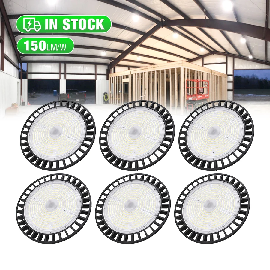 Commercial Industrial LED Lights 3Power 4000K 50000K  Led UFO High Bay Light