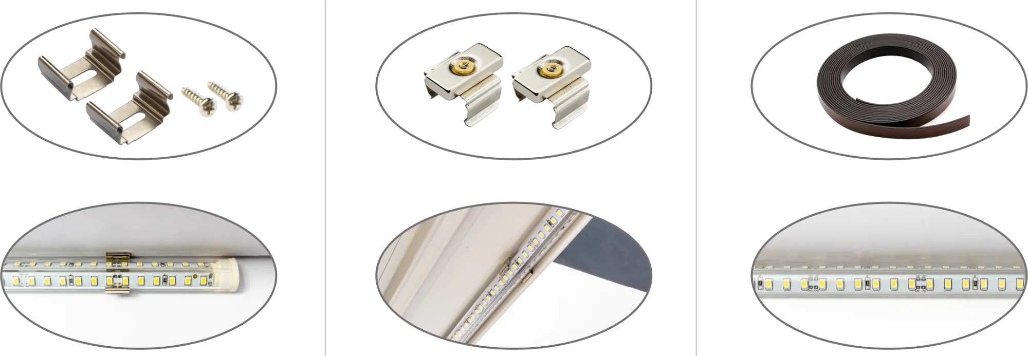 
Clear Diffuser Goods Shelf Wine Beer Cooler Refrigerators LED Flexible Strip Light LED Freezer Lighting 