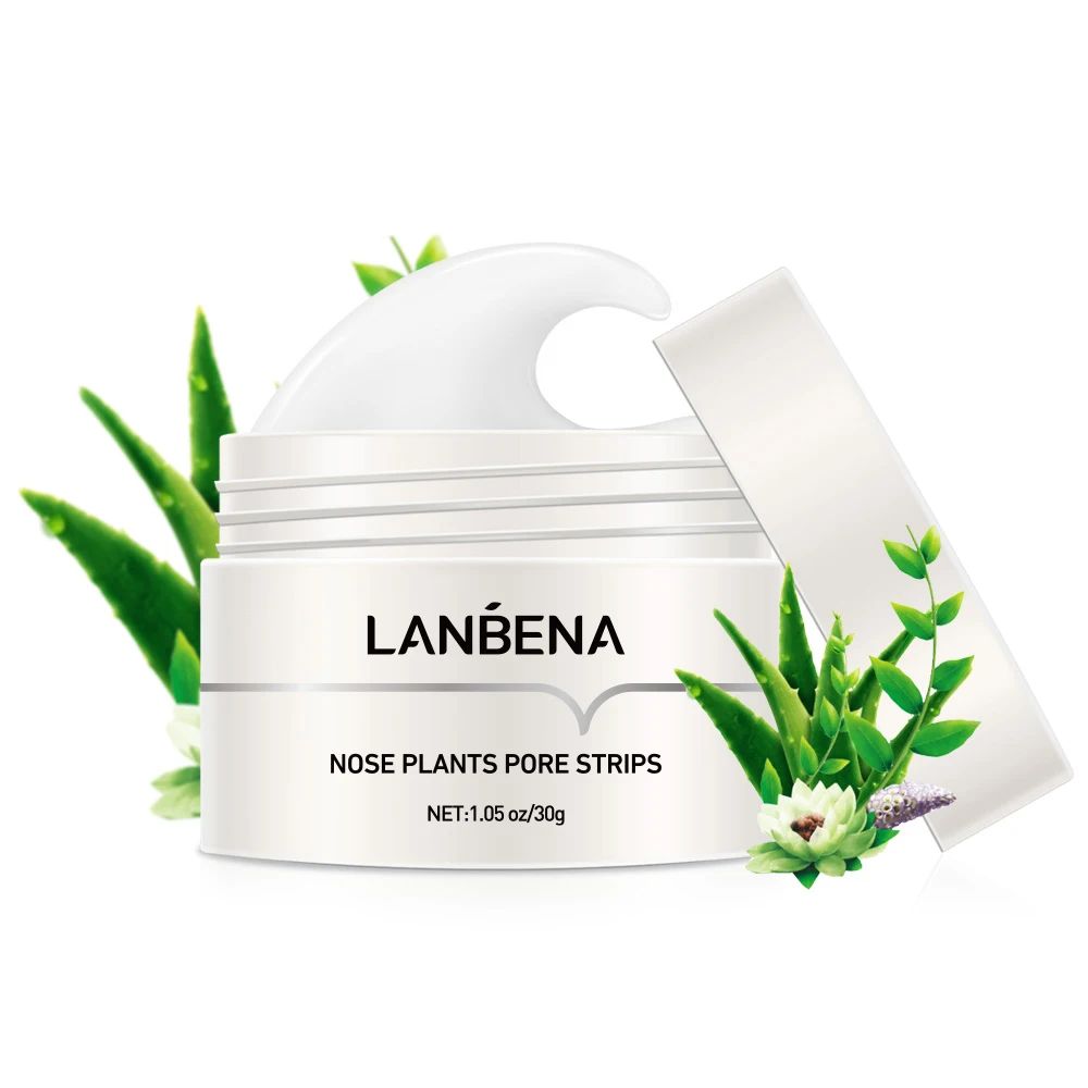 

LANBENA Gentle Blackhead Remover Cream Mask Pore Cleansing Shrinking Nose Pore Strips