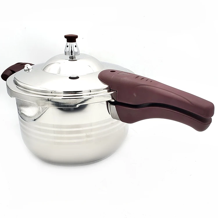

Factory direct stainless steel pressure cooker household explosion-proof pressure cooker, Silver