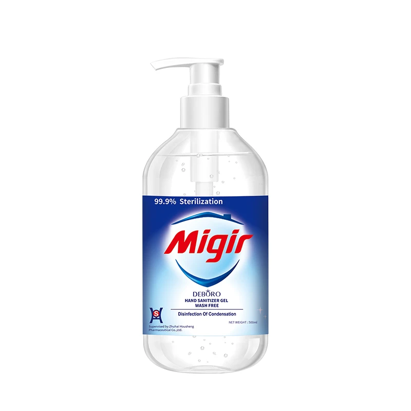 

Wholesale 500ML Kills 99.99% Germs Hand Sanitizer Gel in Stock, Transparent liquid