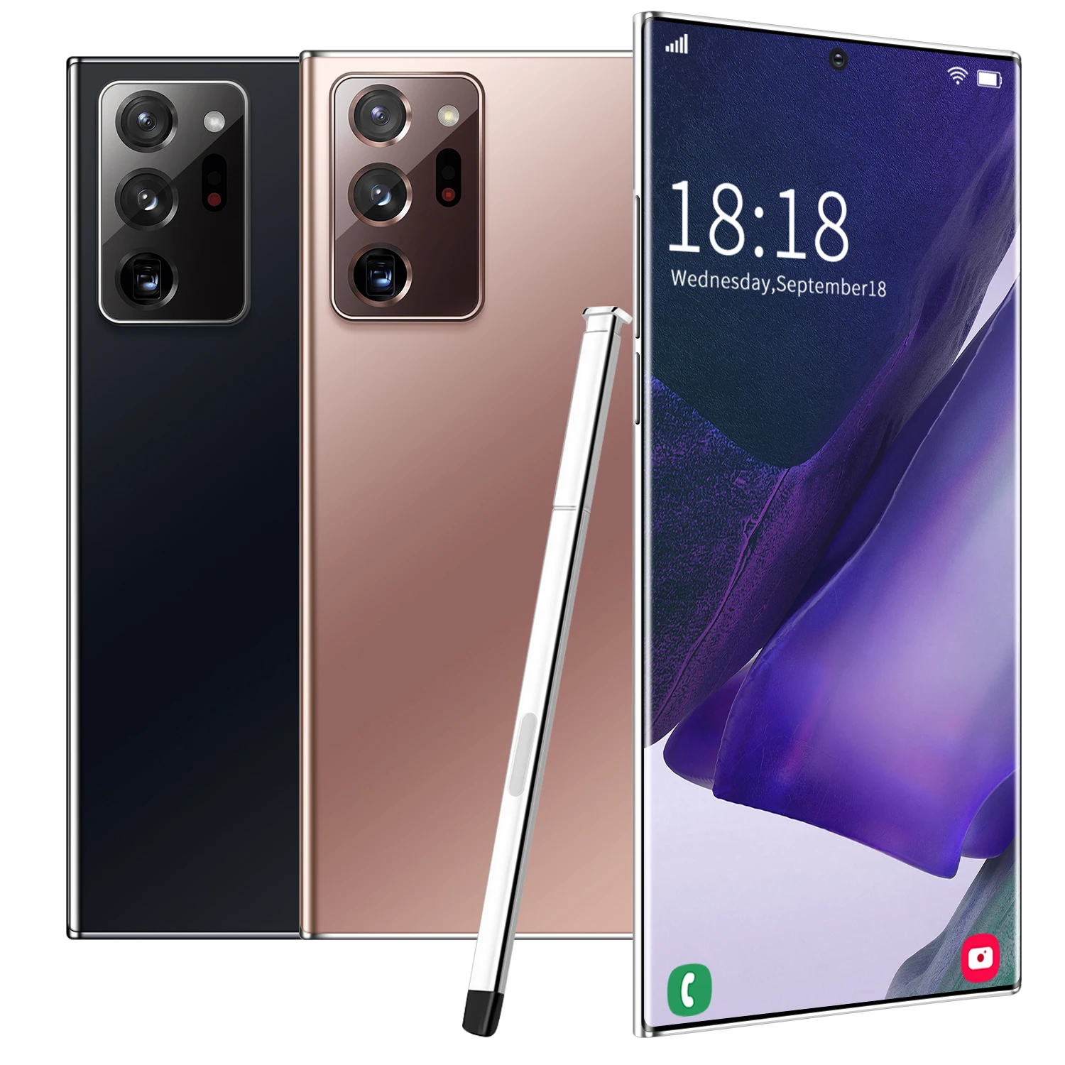 

2021 new android cheap unlocked Note20U+ unlocked 4g cell phones smartphone with high quality