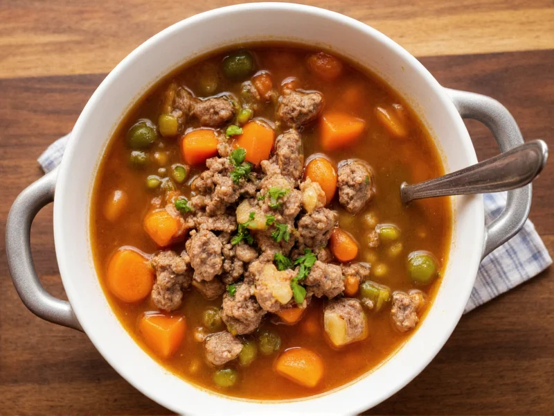 Ground Beef Vegetable Soup Recipe & Tips