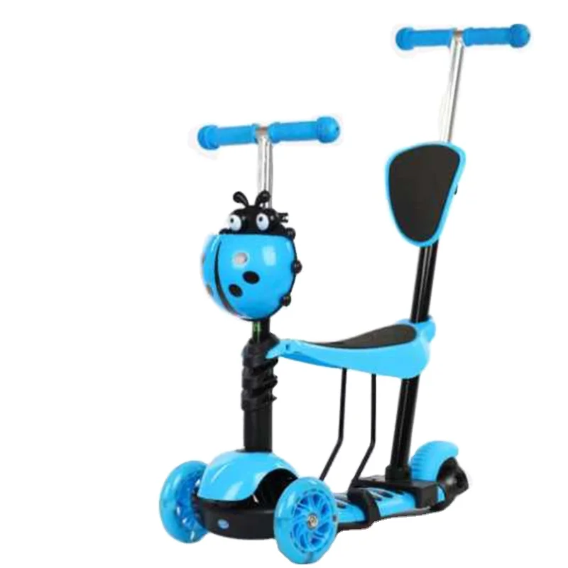 

5 in 1 Multifunction kids scooter with PU light Wheels Cheap children toys