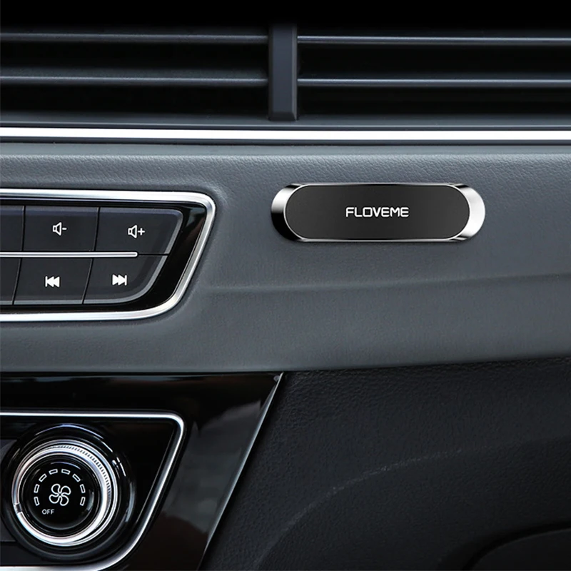 

2021 Car Phone Holder Available for IPhone Latest Washable Glue Wall Bracket Magnet Mobile Phone Holder Car Support, Silver golden black