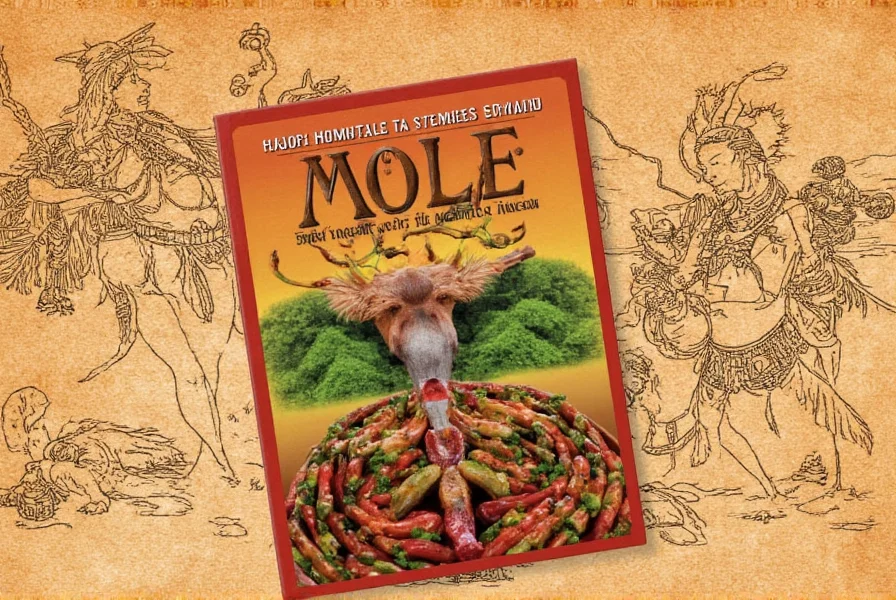 Family members preparing mole together