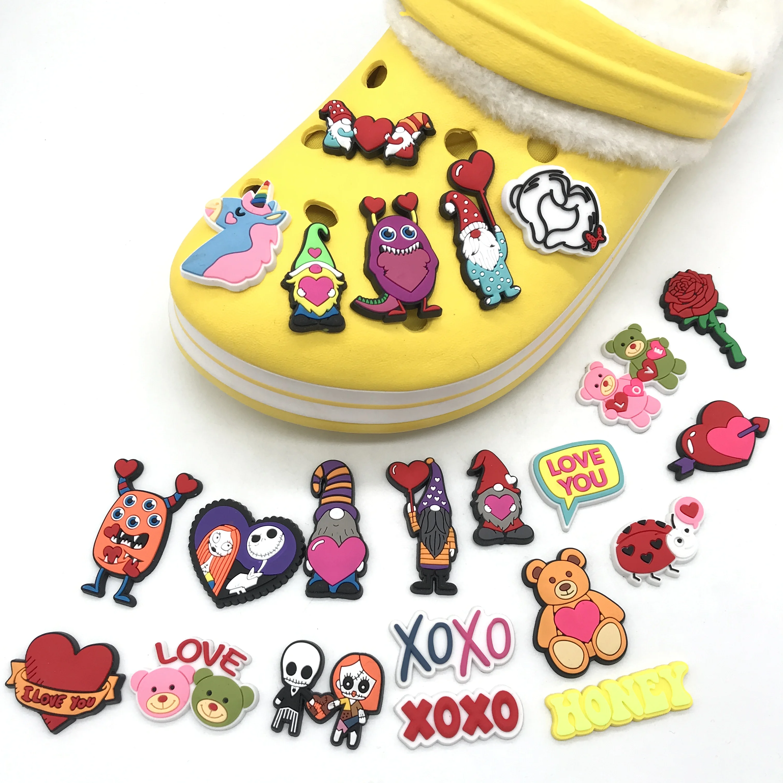 

Low Price Flat Sandals Unisexual shoes Charm Pvc Custom Charms For Croc Kids shoe decoration, Picture