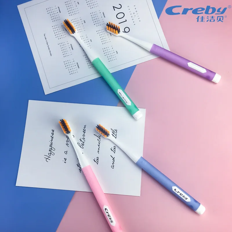 
Supplier low cost private label adult natural oral orthodontic toothbrush 