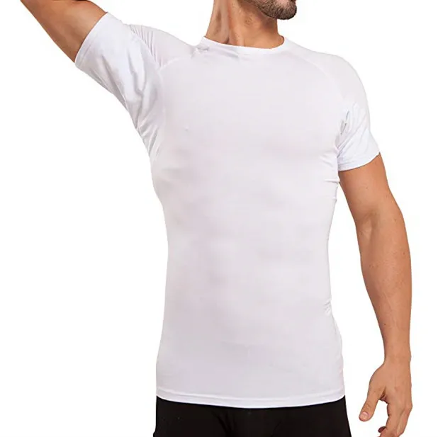 

Men Undershirts Sweatproof Anti Sweat t Shirt Against Underarm Sweat Proof T-shirt