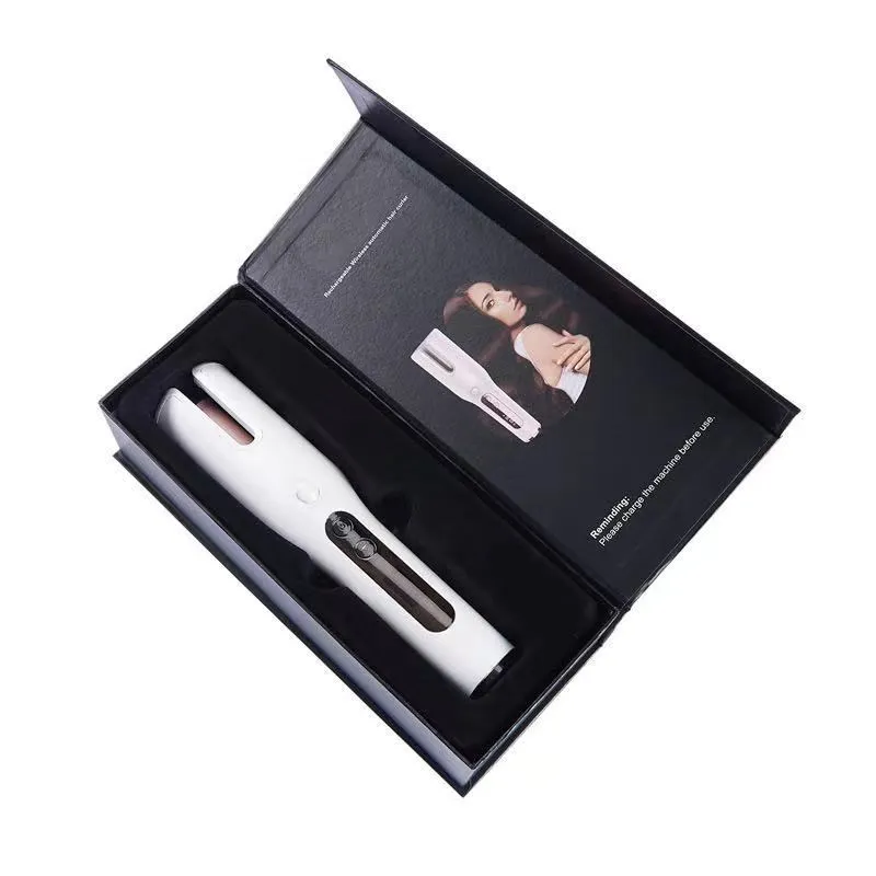 

Fashionable technology LCD display efficient convenient auto cordless portable high quality hair curler, As picture
