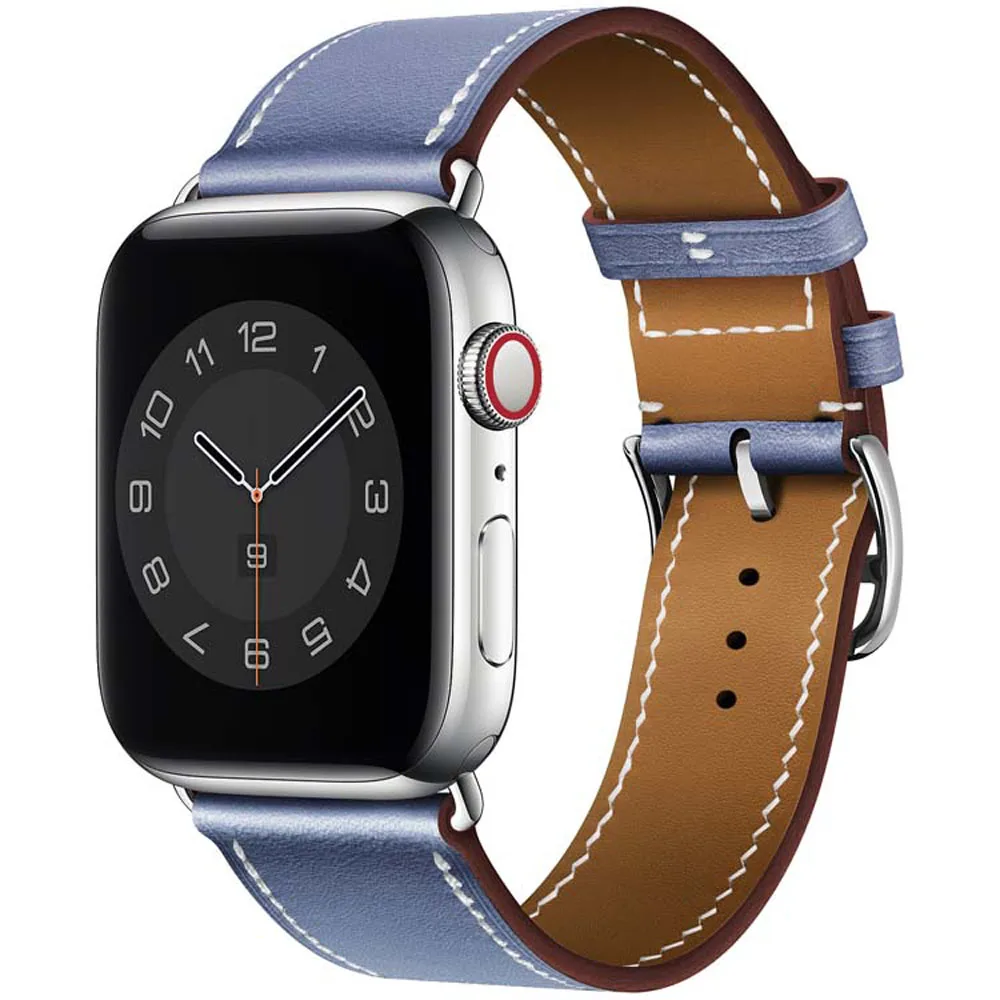 

Wholesale Genuine Leather Watch Band Wrist Replacement Watch Strap for Apple Watch Strap