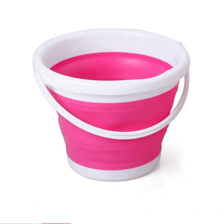 

Wholsale Eco-Friendly Feature and Plastic Material 3L Collapsible Plastic Travel Portable Outdoor Fishing Folding Water Bucket, Colors