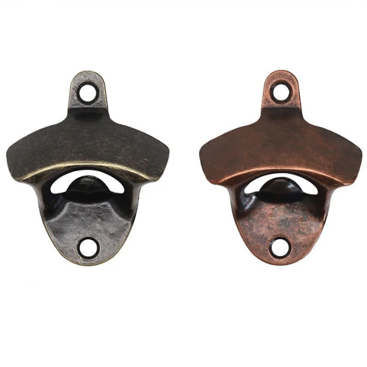 

Wholesale cheap zinc alloy eco-friendly metal custom wall mounted bottle opener