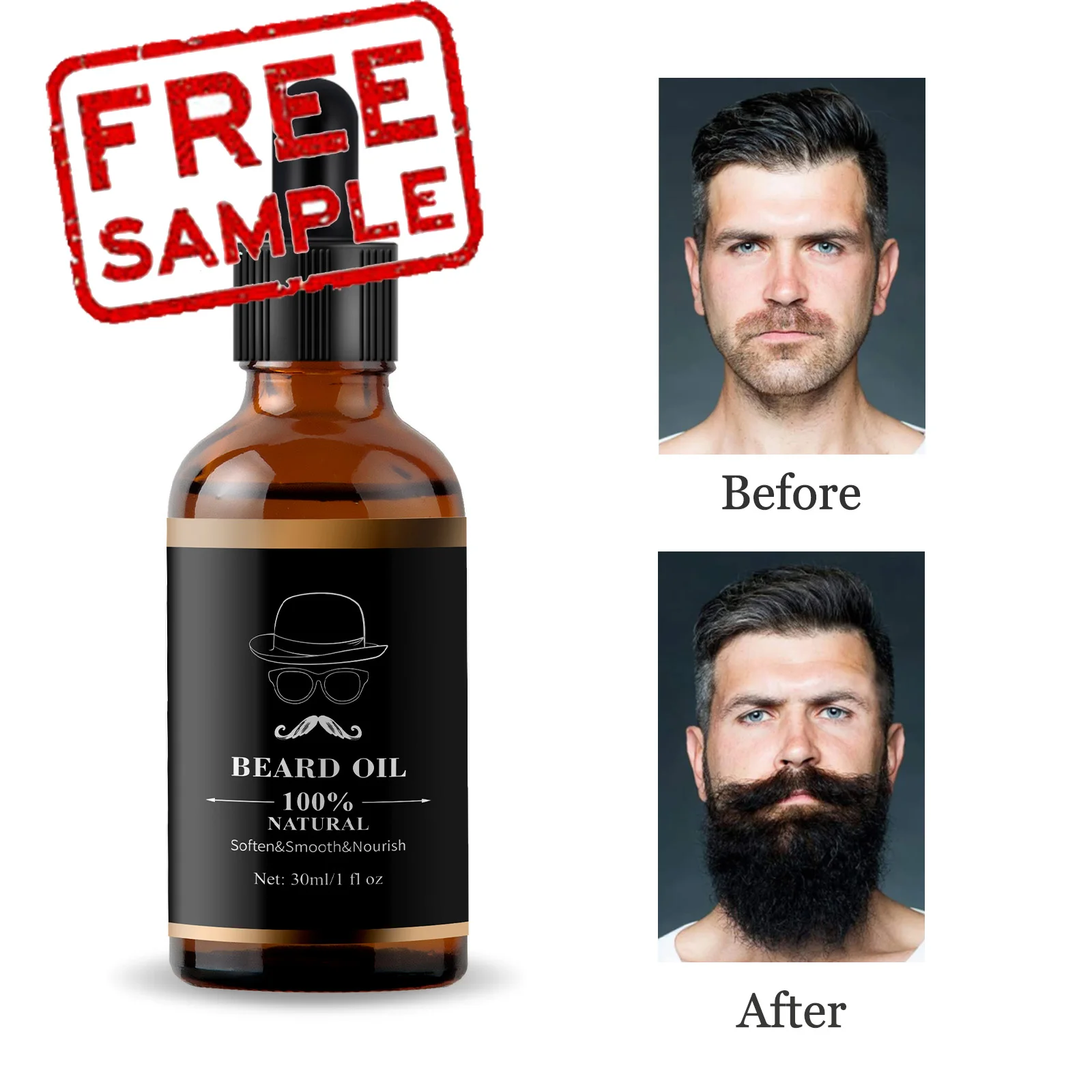 

Free Trial Wholesale Price OEM Professional Supplier Essential Grooming And Care Men Beard Oil