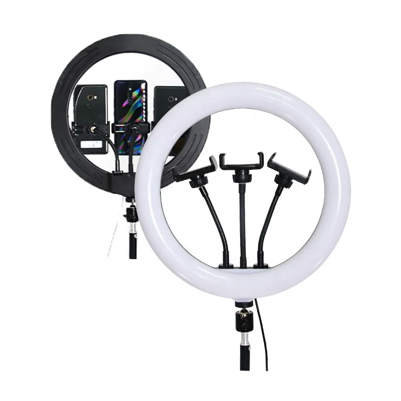 

Factory Supply Cheap Price 13 Inch Selfie Ring lamp dimmable circular beauty tripods selfie photographic light