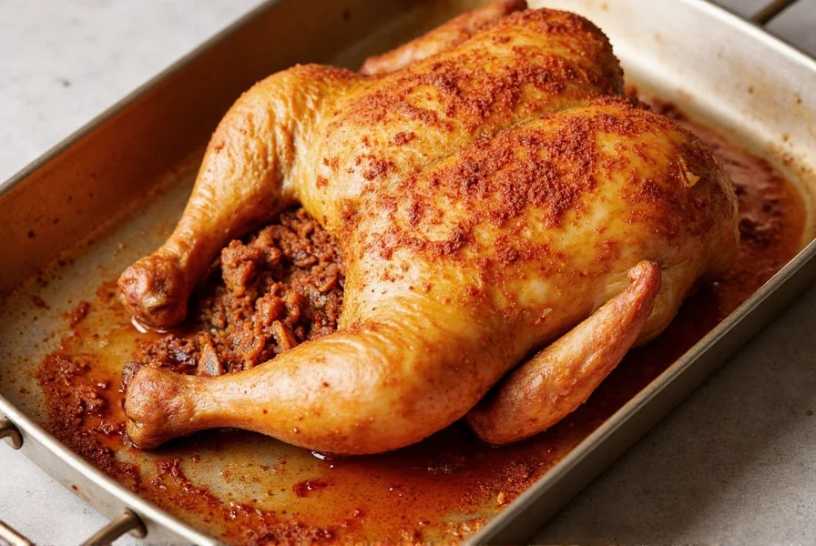 Roasted chicken with herbs