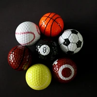 

Wholesale 2 Layer Colorful Practice Golf Balls with Custom Logo