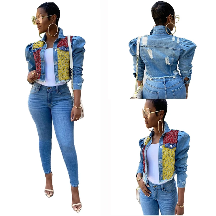 Hot Sale Womens Fashion Trendy Clothes And Coats 2021 Denim Jacket Women Jean Jackets For Ladies