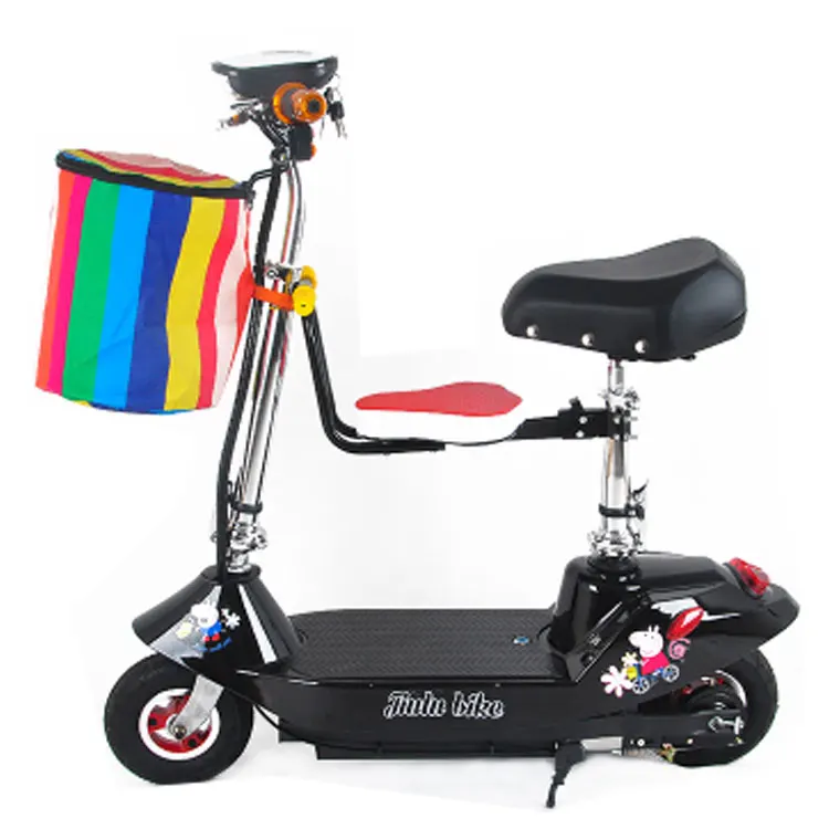Hot sale adult 8 inch 2 wheel foldable electric mobility scooter with baby seat