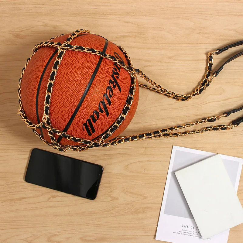 

Drop Shipping Hot Sale Custom Logo Red Basketball Purse Fashion Women Bag Handbag