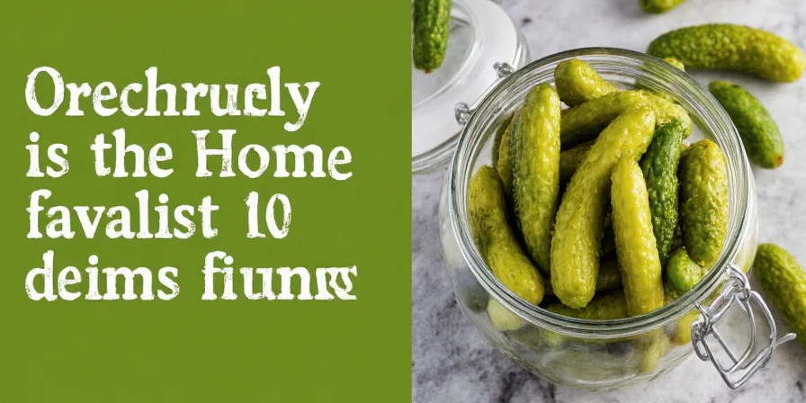 Jars of naturally fermented dill pickles on a wooden shelf