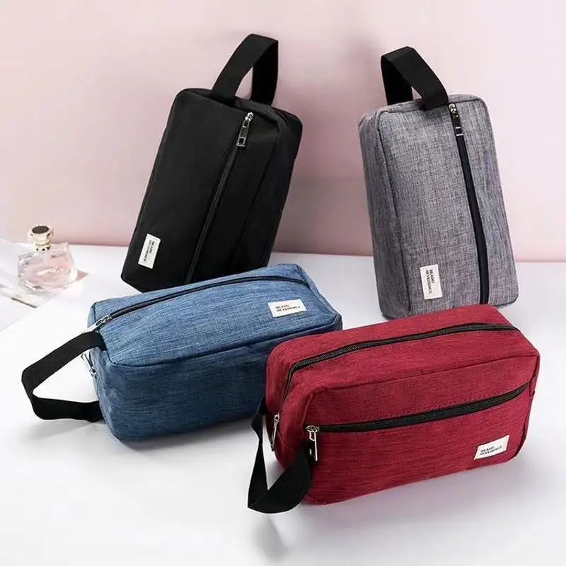 

New Toiletry Bag 600D Polyester Travel Bag Waterproof Large Capacity Makeup Bags