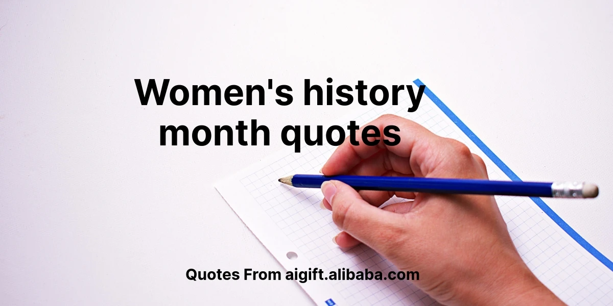 women's history month quotes