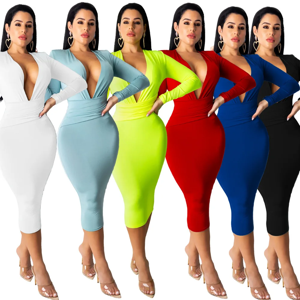 Fashion Autumn Winter vetement femme 2020 new arrivals dress for wholesales