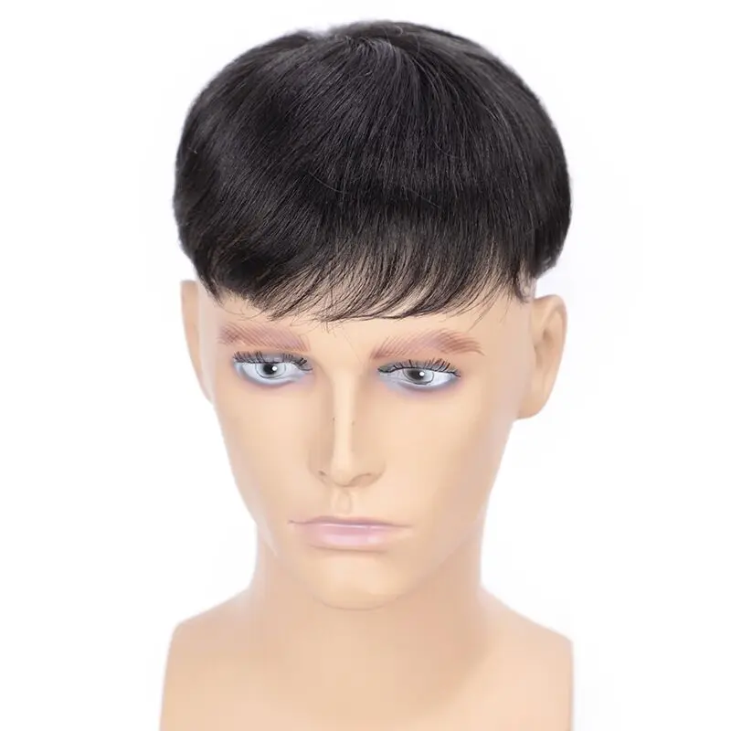 

Hair for Men Top Closures Men's Wigs European Human Hair Toupee, Customized