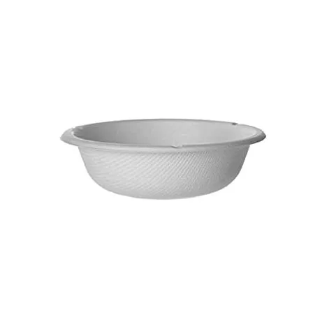 

New Arrival White Sugarcane Bagasse Paper Bowl Biodegradable Round Salad Paper Bowl