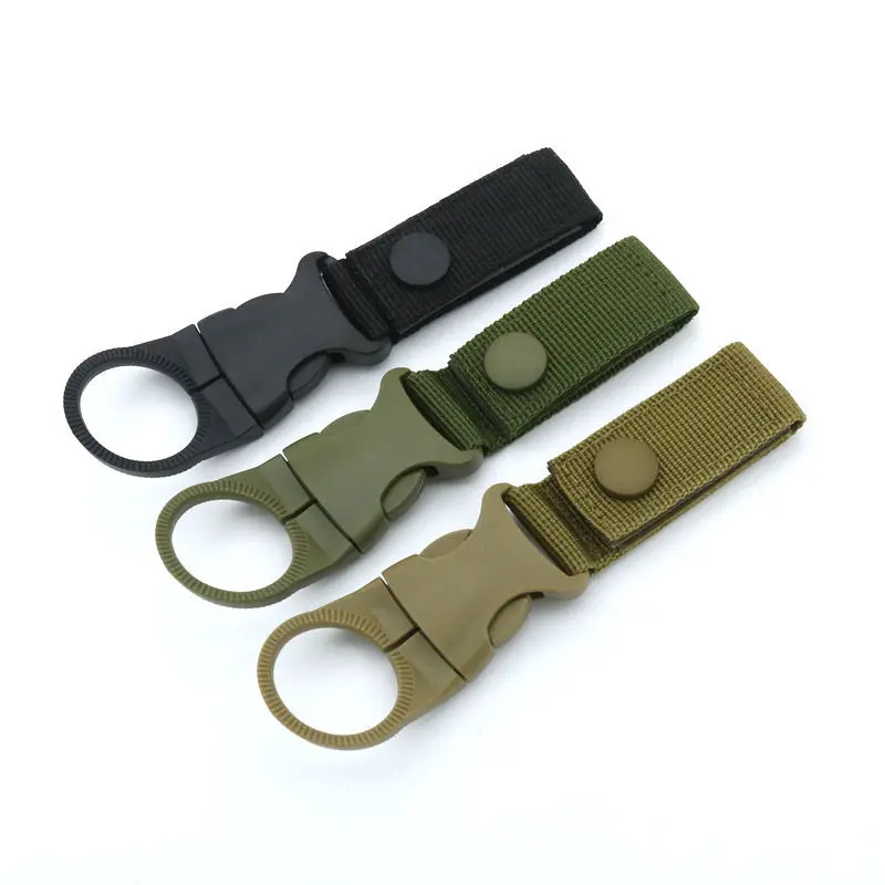 

Outdoor Nylon Mountaineering buckle Military key chain Multi-function climbing supplies