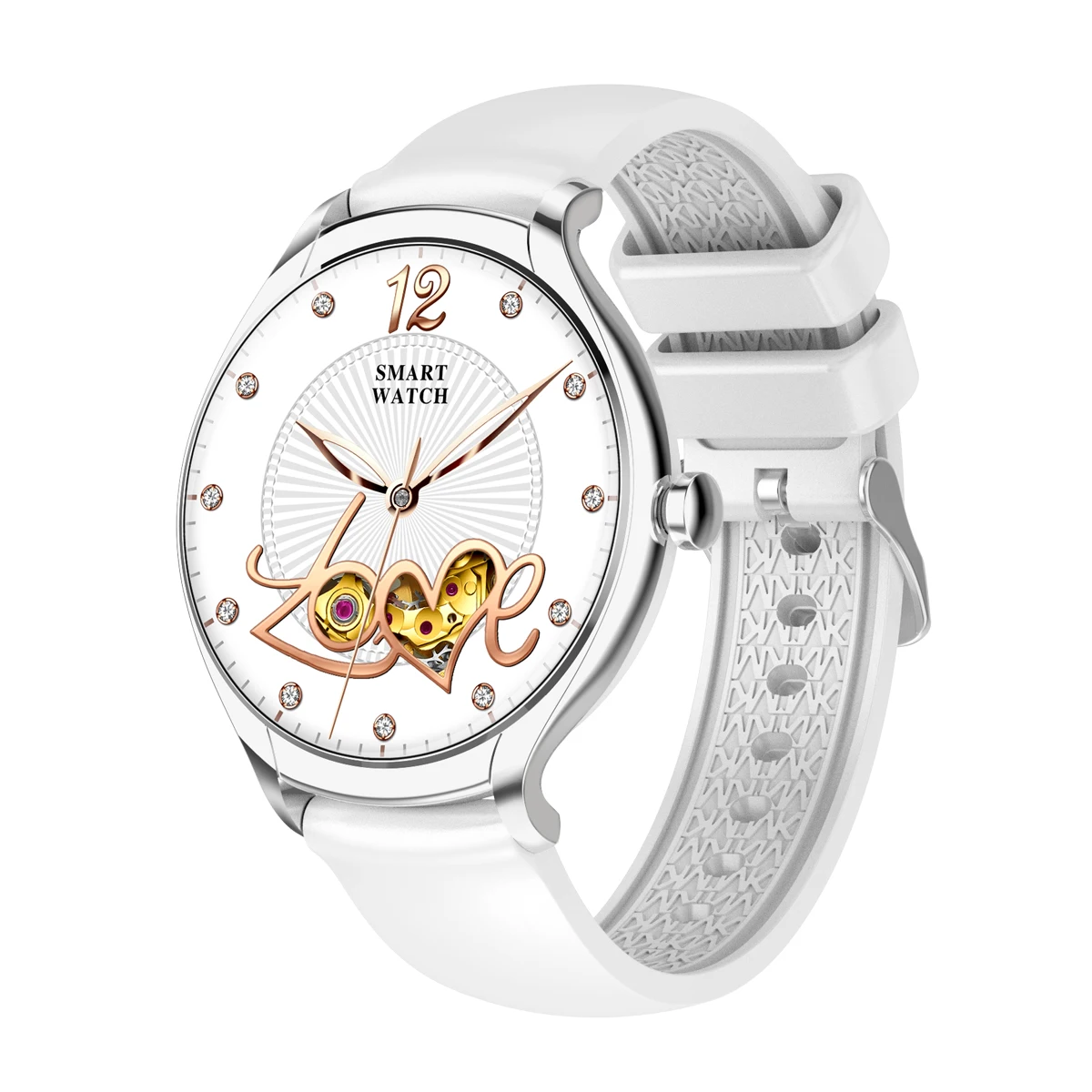 

2023 New arrivals Full Screen Sport Smart Watch VKT67 BT call heart rate blood pressure waterproof android smart watch lady