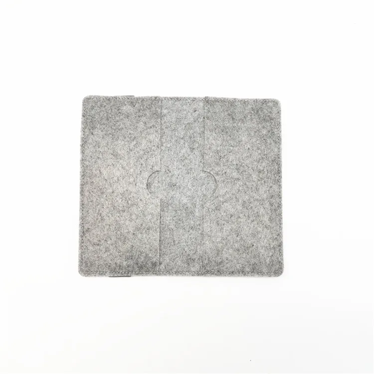 Customized Logo Needle Punched Felt Nonwoven Recycle Polyester Tablet Laptop Sleeves Carrying Bag Computer Envelope Felt Bag