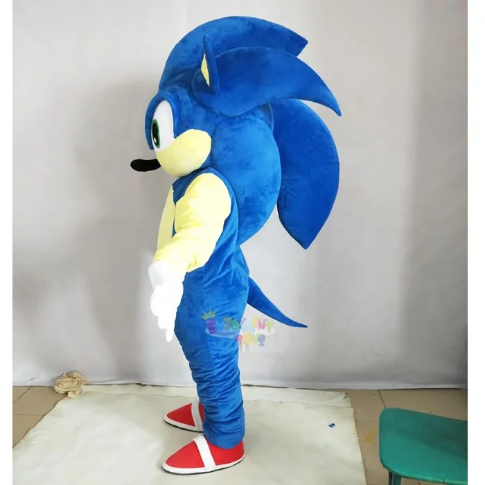 
High quality CE cheap custom made cosplay sonic mascot costume for adults 