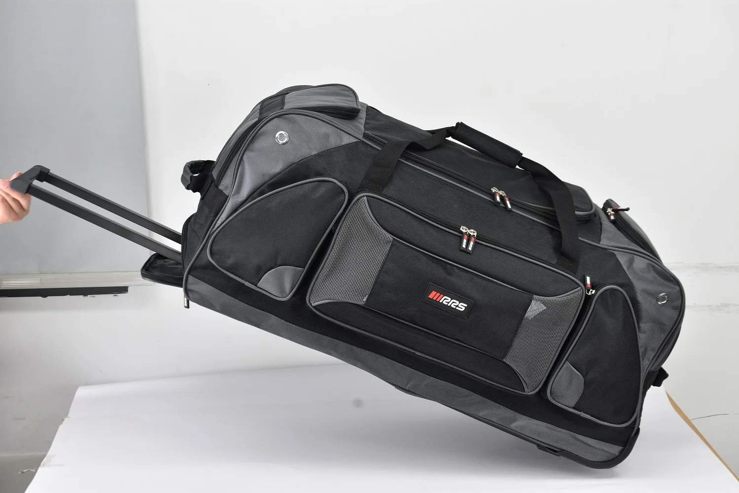 Rolling Wheel Trolley Duffel Bag For Motorcycle Gear Buy Rolling