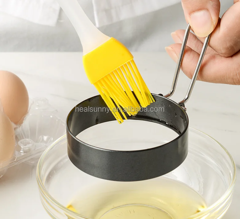 

Heat Resistant Round Shape Egg Cake Ring Mould Frying Pancake Omelette Mold