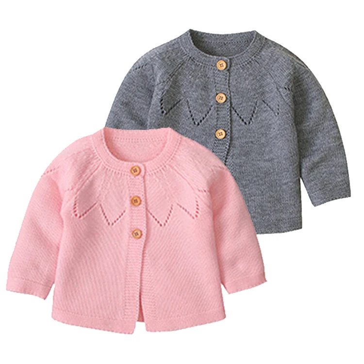 

wholesale Custom Winter 100% cotton Cotton Knitted Cardigan Child Kids Baby Sweater for Boy Girl