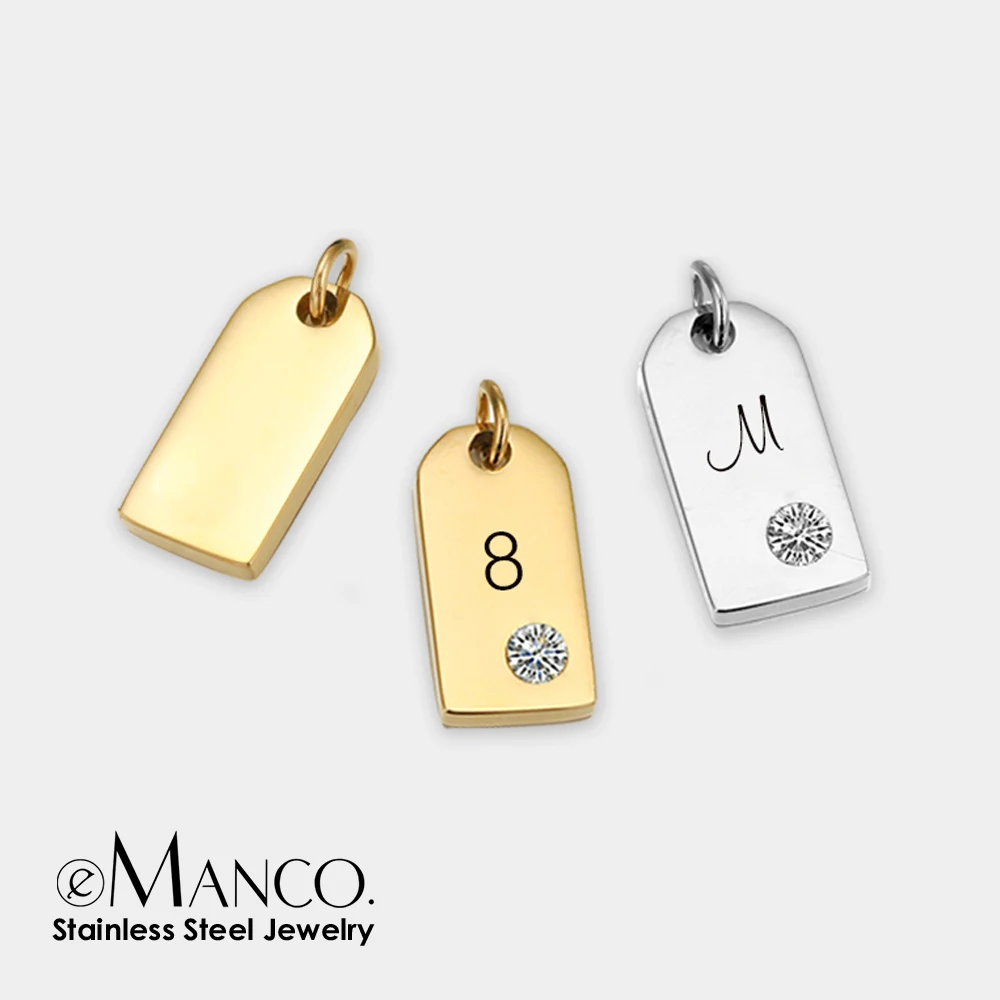 

e-Manco DIY Zircon 14K gold Pendant Charms for Handmade Jewelry Bracelet Making Jewelry Accessories Customized Charms