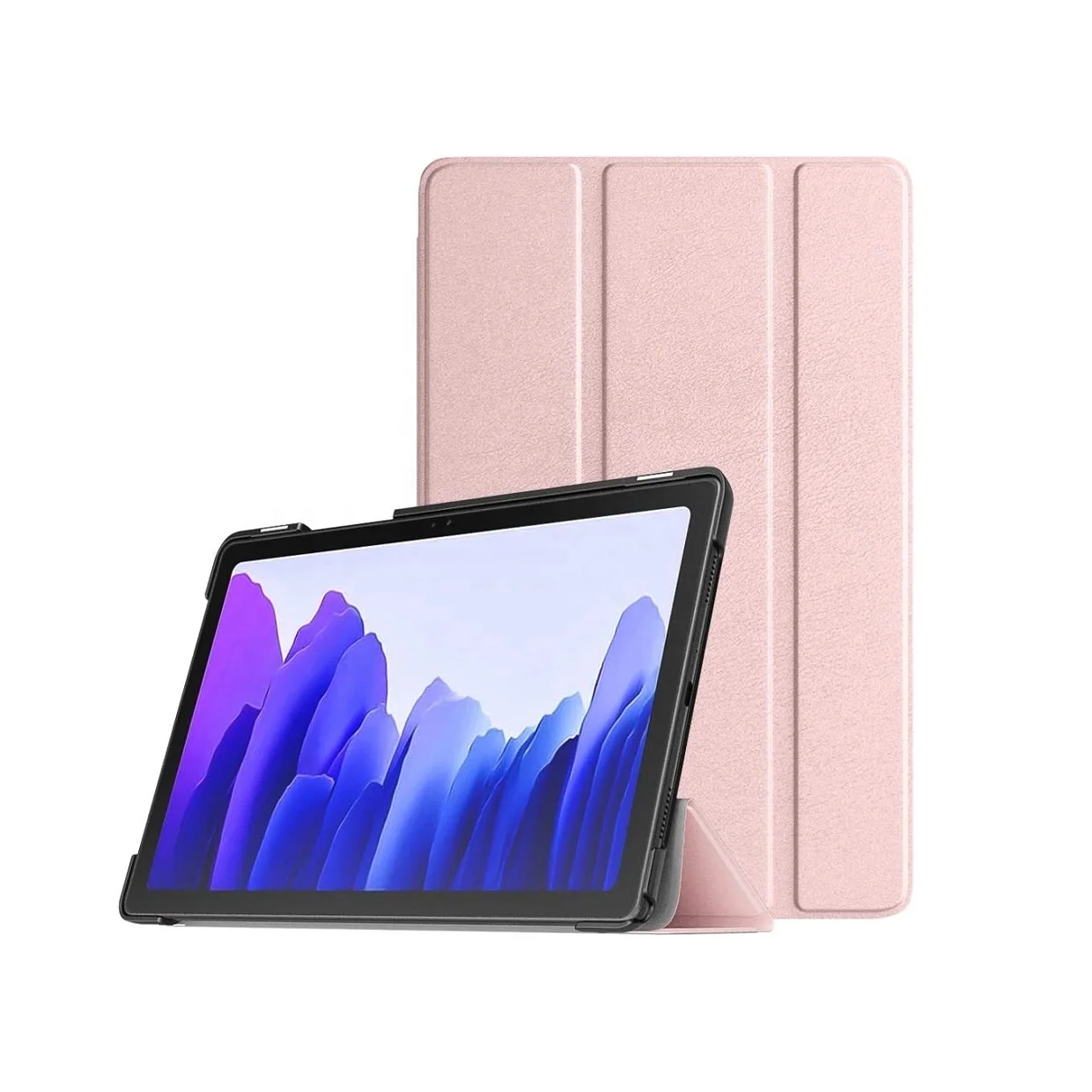 

Ultra Thin Anti-scratch PU Leather Tri-fold Protective Tablet Case for Samsung Galaxy Tab A7 2020 T500/T505