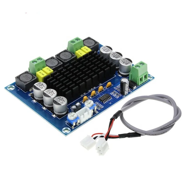 

XH-M543 high power digital amplifier TPA3116D2 audio amplification module double channel 2*120W