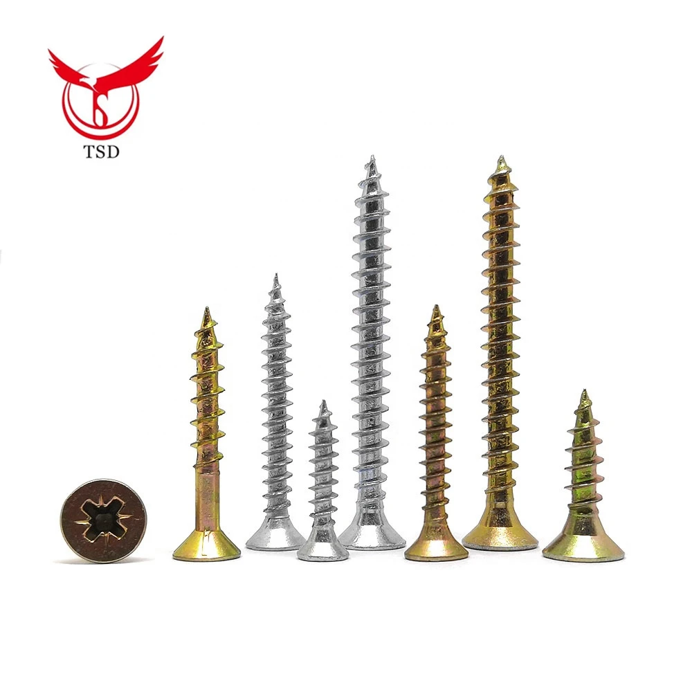 
Stainless Steel Black Cross Recessed CSK Head Drywall Screws 