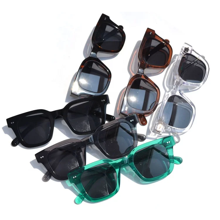 

Sifier high end handmade unisex UV400 square handmade polarized acetate sunglasses